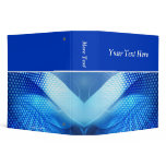 Modern Blue Abstract Binder