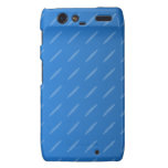 Modern Blue Abstract. Thin Ovals Pattern. Motorola Droid RAZR Case
