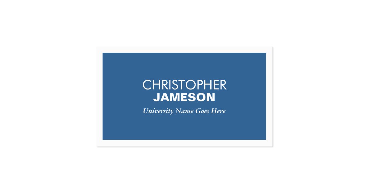 business cards for college students