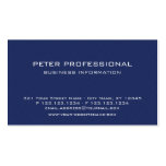 Modern Blue Carbon Fibre Photo Business Card