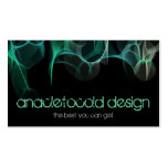 modern blue green smoke bussiness card business card template