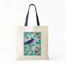 Modern Blue Jay Christmas Bag