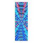 Modern blue pink circles business cards