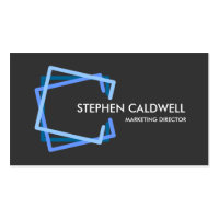 Modern Blue Professional Business Cards