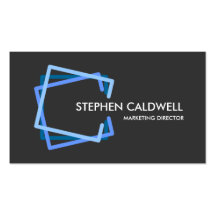 Modern Blue Professional Business Cards
