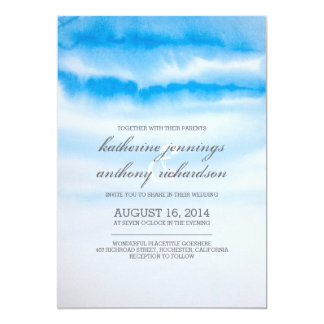 Wedding invitations for a summer wedding