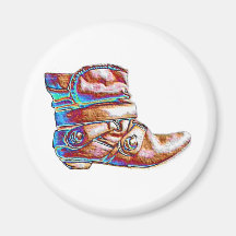 Modern boot Magnet