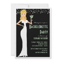 Modern Bride Bachelorette Party Invitation