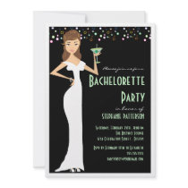 Modern Bride Bachelorette Party Invitation