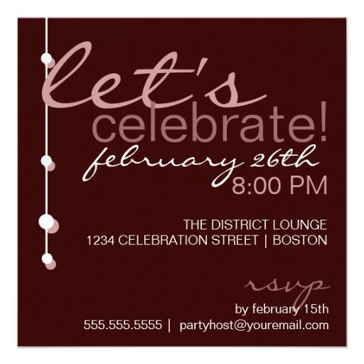 Modern Bride Bachelorette Party Invitation
