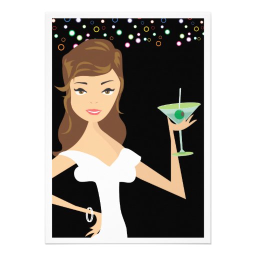 Modern Bride Bachelorette Party Invitation