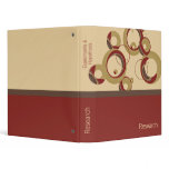 Modern Bubbles Binder - Beige