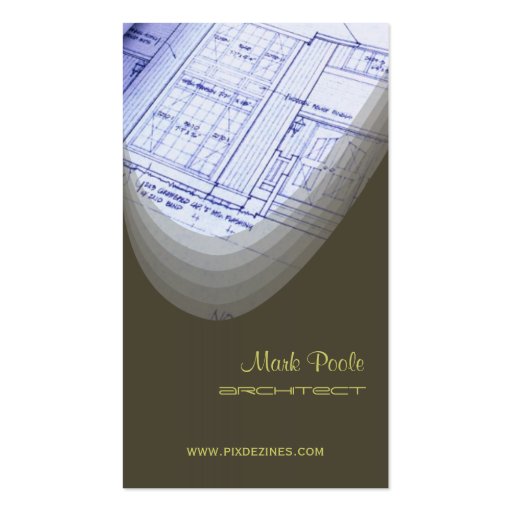 Modern Builders/architects business cards (front side)