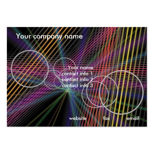 Modern Business Business Card (front side)