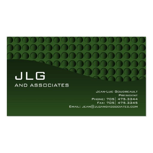 Modern Business Card (front side)