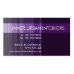 MODERN BUSINESS CARD :: modish stripe 4L