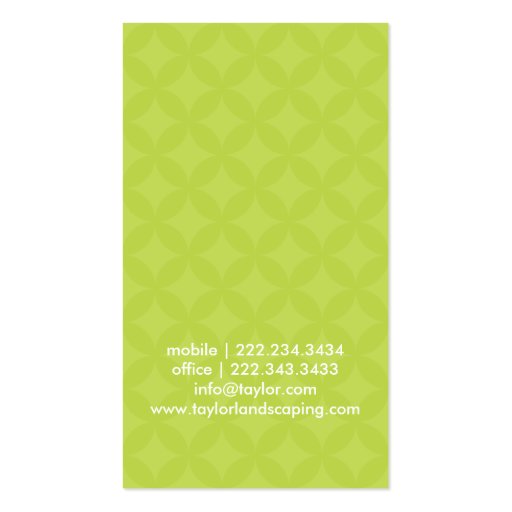 Modern Business Card | No. 17 (back side)