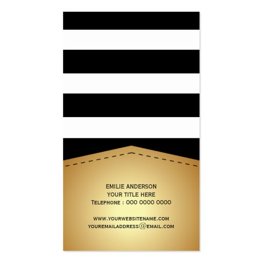 Modern Business Card Template (back side)