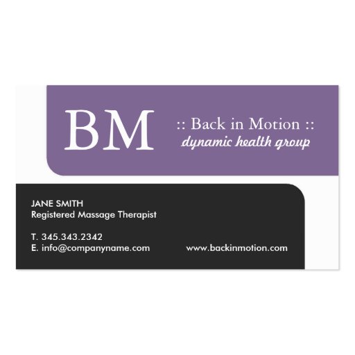 Modern Business Cards (front side)