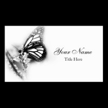 Modern Butterfly Business Card business cards
