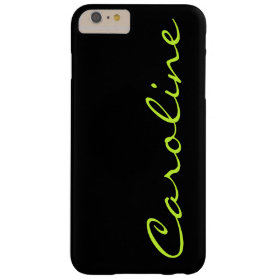 Modern Casual Monogram Personalized Barely There iPhone 6 Plus Case