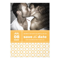 Modern Charm Save The Date Announcement