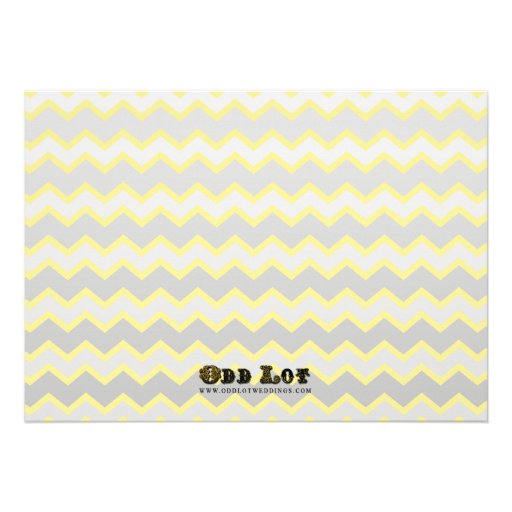 Modern Chevron Bridal Shower Invite