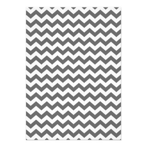Modern Chevron Bridal Shower or Engagement Party Custom Invites