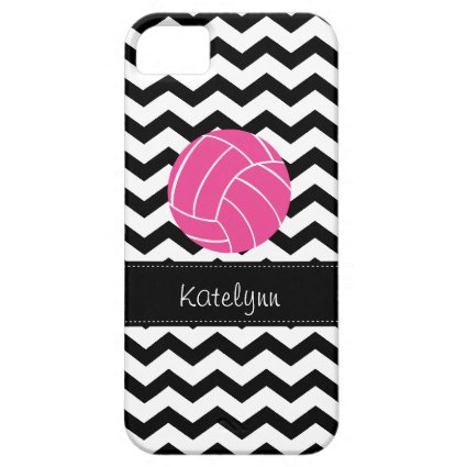 Modern Chevron Zigzag Volleyball iPhone 5 Case