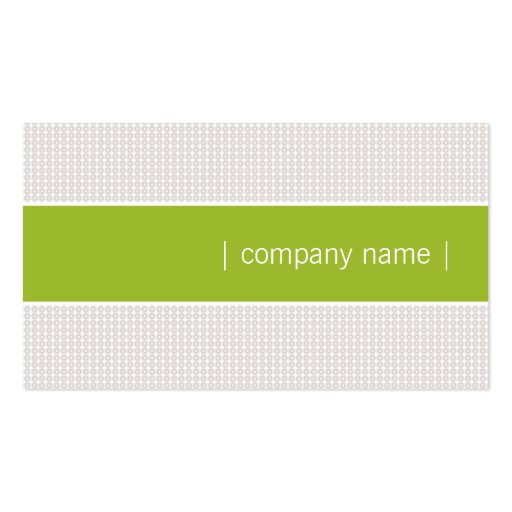 Modern Chic Business Card (Apple Green) (front side)