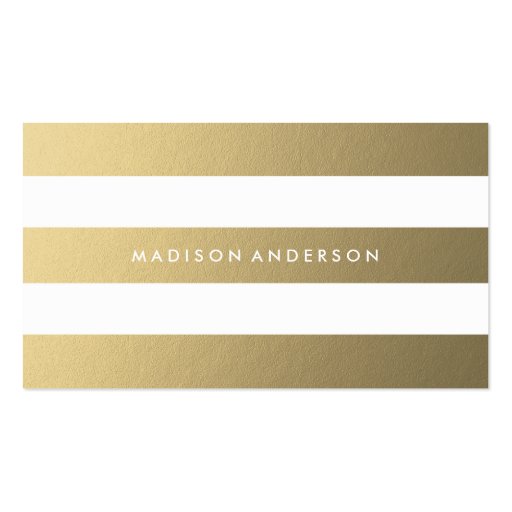 Modern Chic | Business Cards (front side)