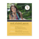 Modern Chic Graduation Announcement (lemon) Post Cards