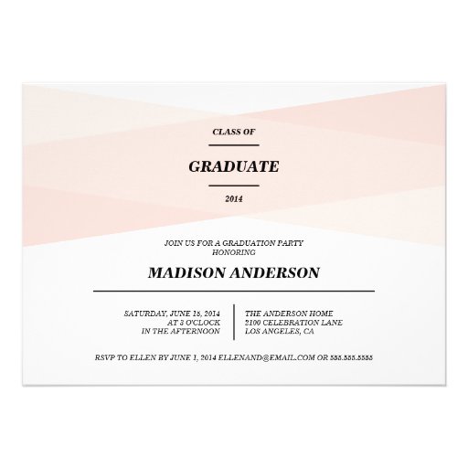 Modern Chic | Graduation Invitation