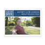 Modern Chic Graduation Postcard - Blue