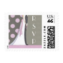 Modern Chic RSVP postage by SweetRascal Modern Chic RSVP postage