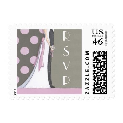 Modern Chic RSVP Stamps