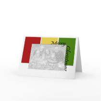 Modern Christmas Card by HeartsinFocus Modern Christmas Card