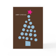 Modern Christmas Card - Christmas Tree