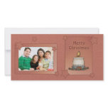 Modern christmas design with candle