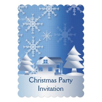Modern Christmas party Invitation