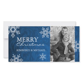 Modern Christmas Photo Card Template photocard