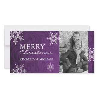 Modern Christmas Photo Card Template photocard