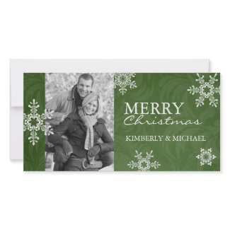 Modern Christmas Photo Card Template photocard