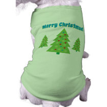 Modern Christmas Tree Art pet clothing by toxiferousholidays Modern Christmas Tree Art pet clothing