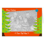 Modern Christmas Tree Card Photo Template