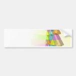 Modern Christmas tree concept Bumper Sticker
