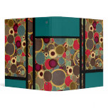 Modern Circles Vinyl Binders