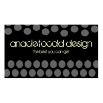 modern circles bussiness card business cards