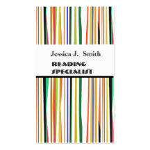 Modern Classic Card Colorful Business Card