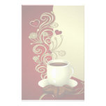 Modern Coffee Lover Stationery Paper